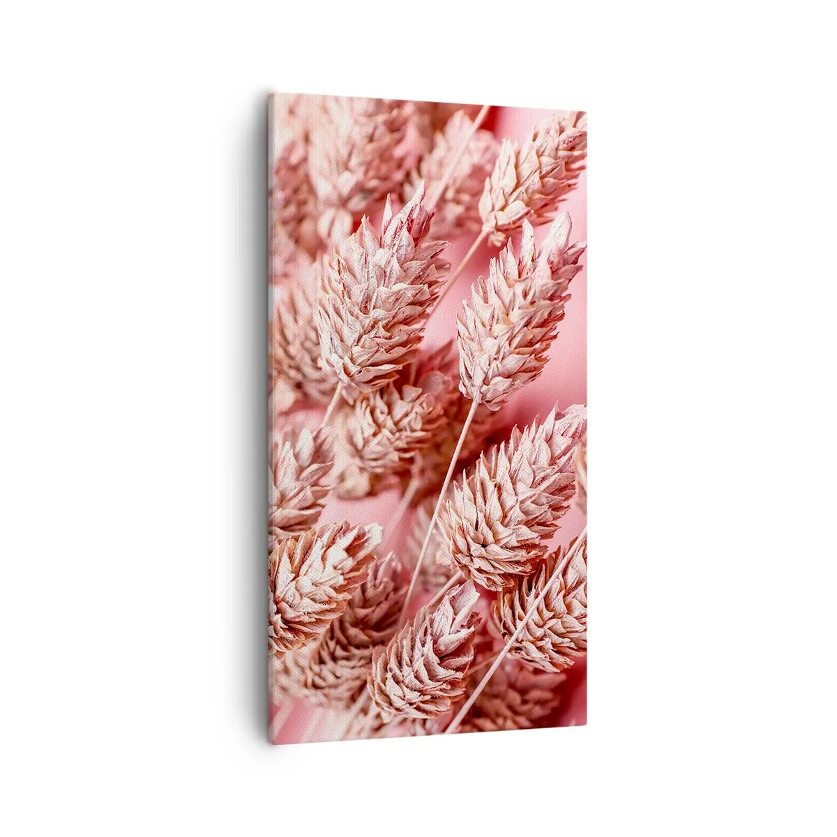 Quadro em tela - Cascata floral em rosa - 55x100 cm