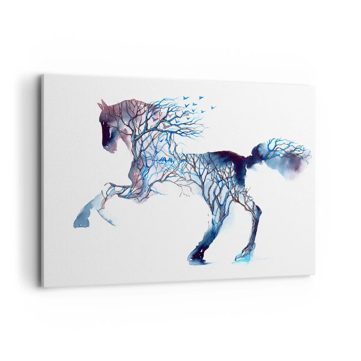 Quadro em tela - Como se a floresta tivesse se movido - 100x70 cm