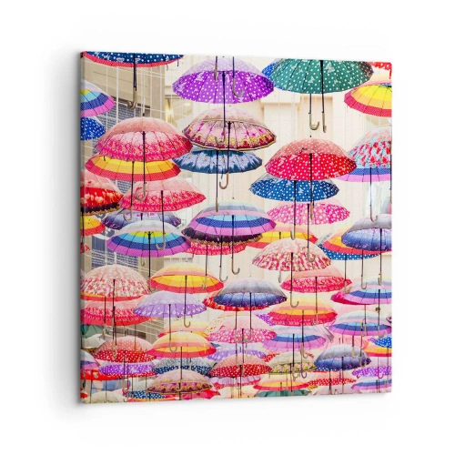 Quadro em tela - Prado urbano - 50x50 cm