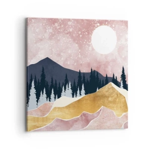 Quadro em tela - Ronda Noturna - 70x70 cm