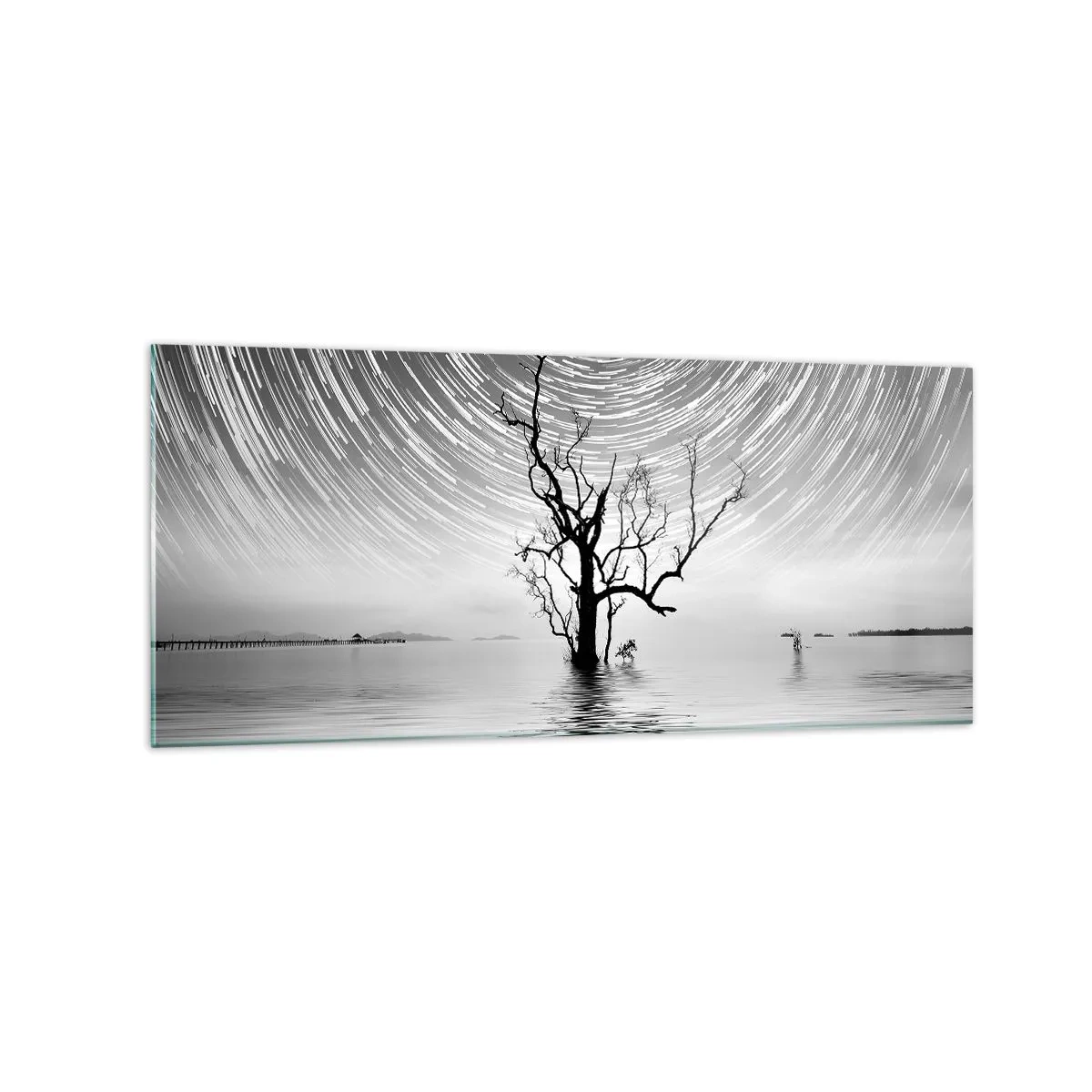 Quadro em vidro - Sinfonia da natureza - 120x50 cm