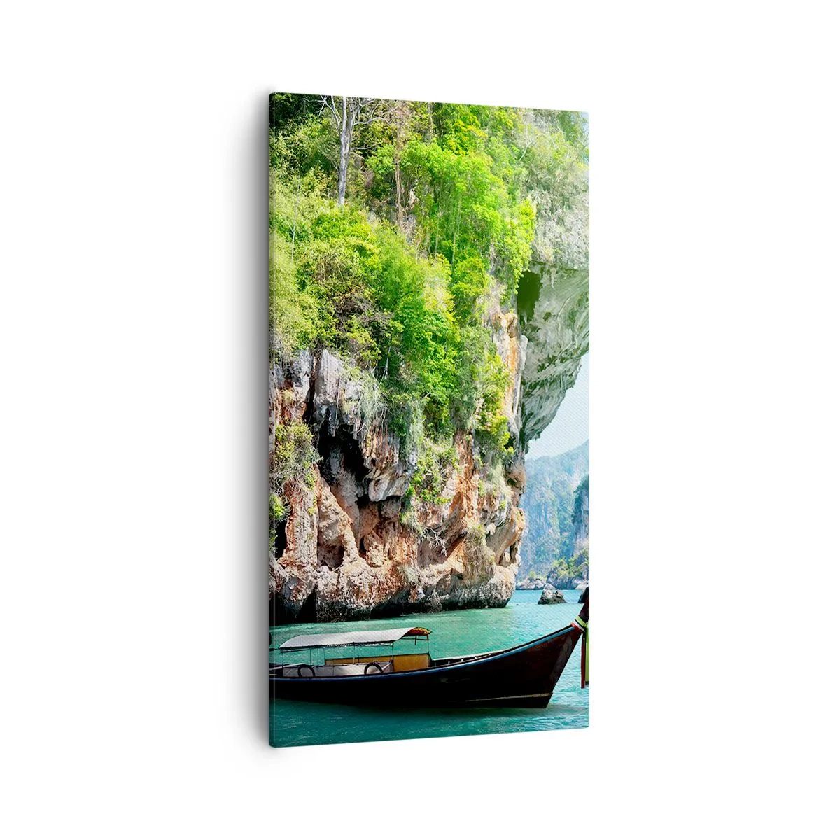 Quadro em tela - Um convite para uma viagem exótica - 55x100 cm