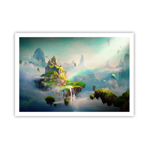 Pôster - Meio do céu - as ilhas felizes - 100x70 cm