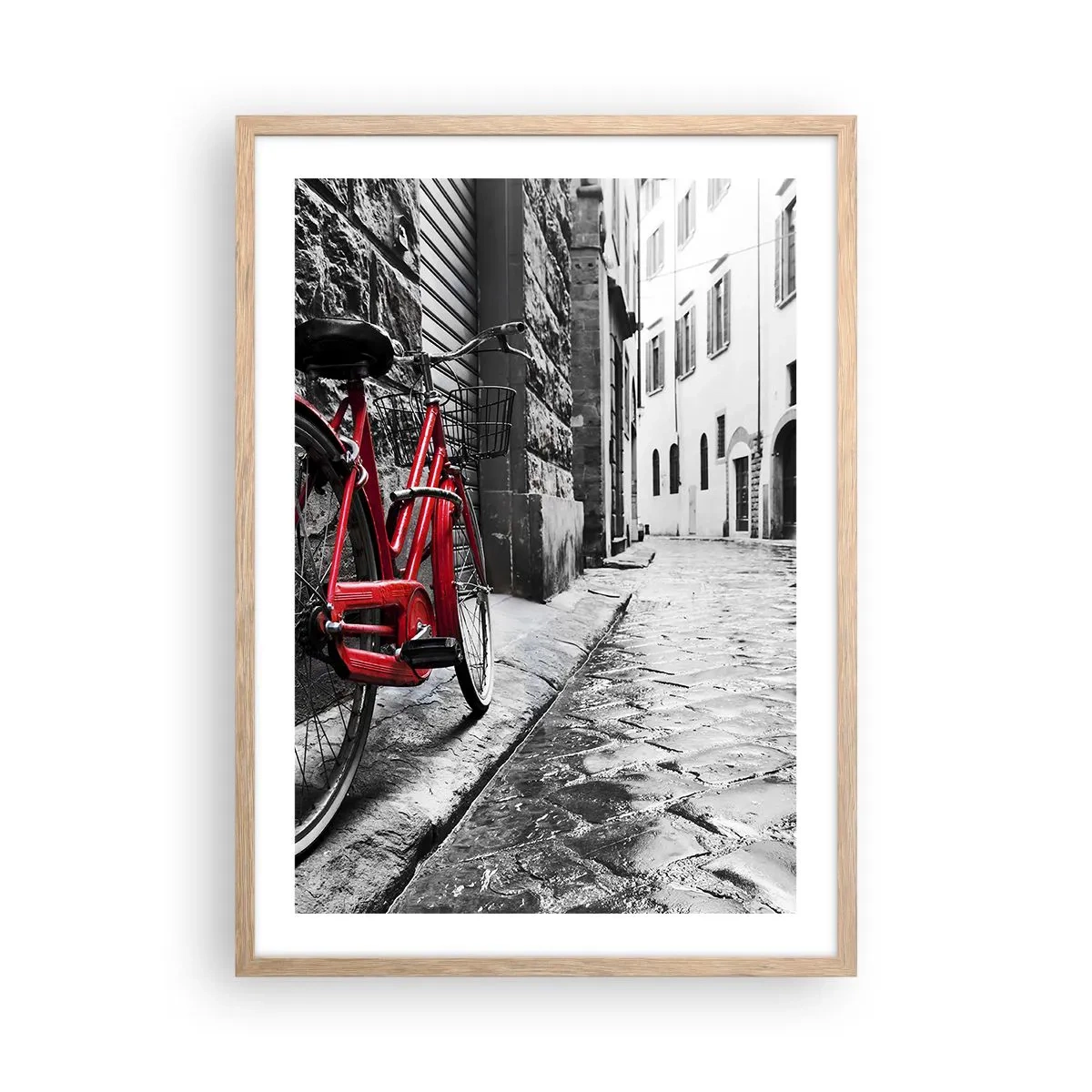 Pôster com moldura de carvalho claro - A verdadeira beleza não envelhece - 50x70 cm