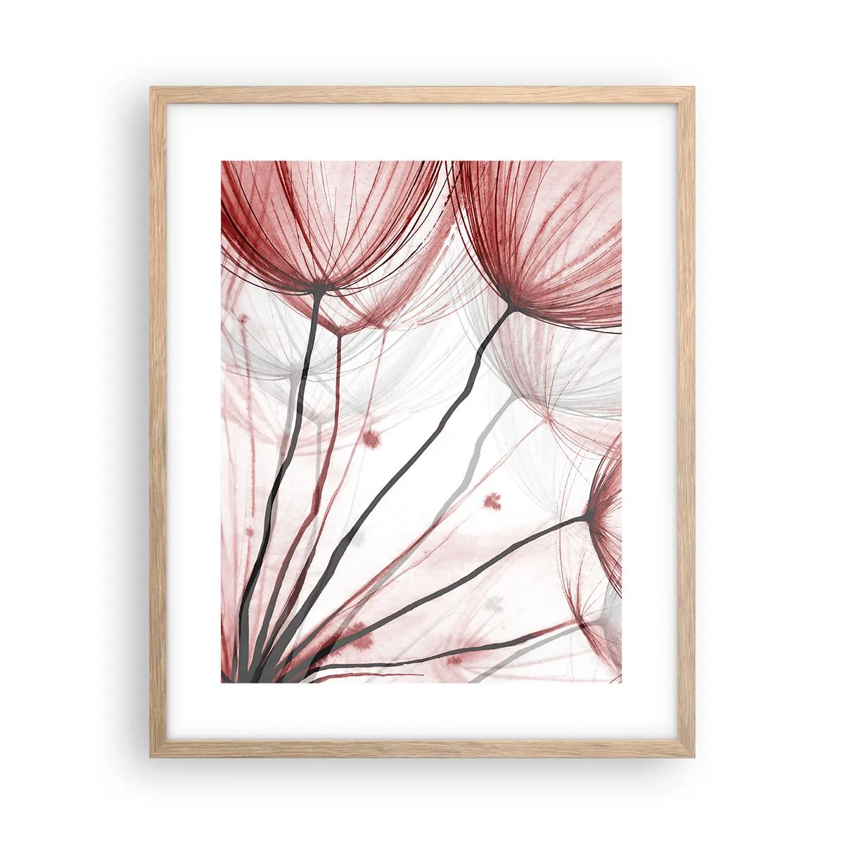 Pôster com moldura de carvalho claro - Antes da partida - 40x50 cm