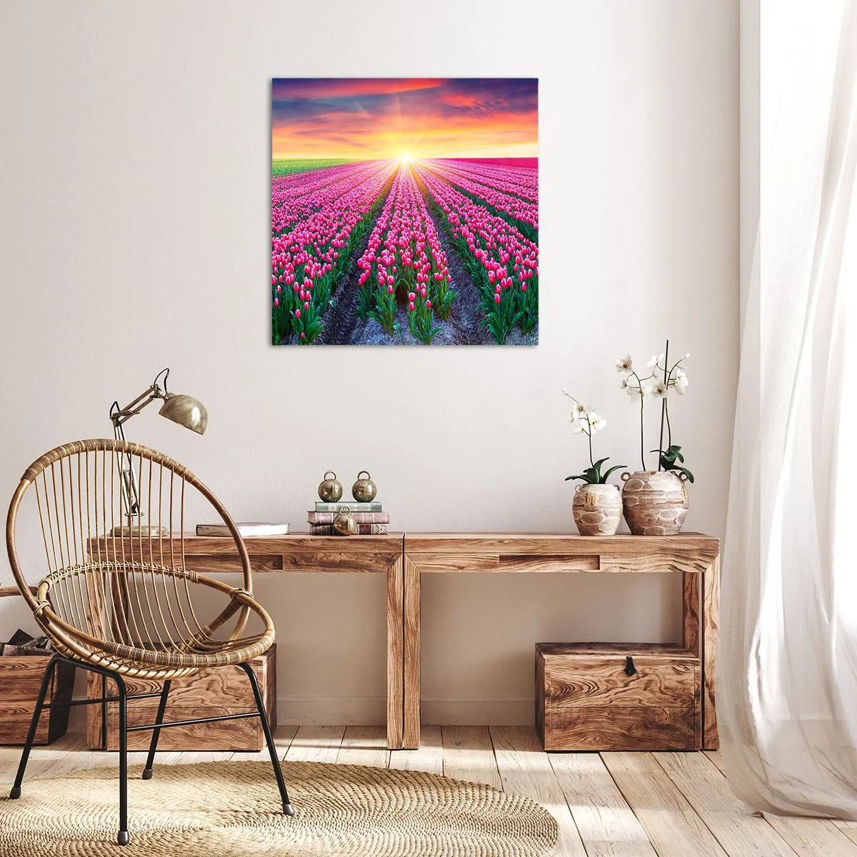 Quadro em tela - Quinta da Beleza - 30x30 cm