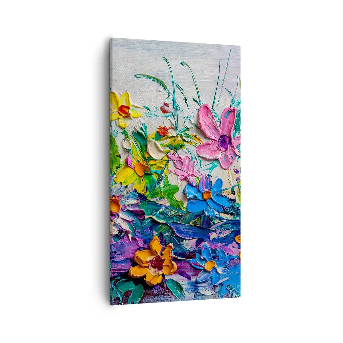 Quadro em tela - Não é de todo natureza morta - 55x100 cm