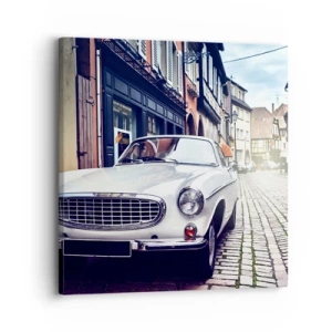 Quadro em tela - O passado é hoje - 30x30 cm