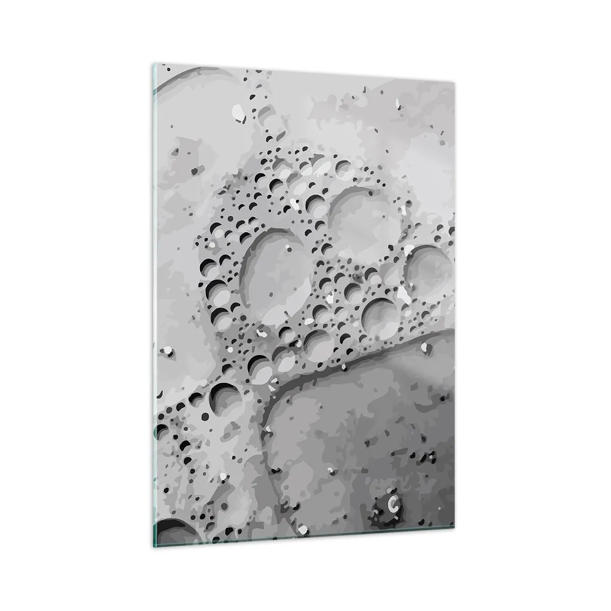 Quadro em vidro - Vestígio de espuma - 50x70 cm