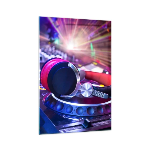 Quadro em vidro - Vai ser uma loucura - 70x100 cm