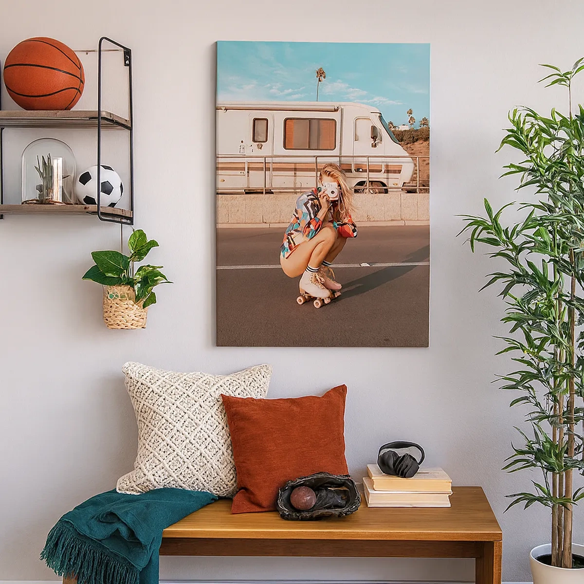 Quadro em tela - Sorria, por favor! - 50x70 cm