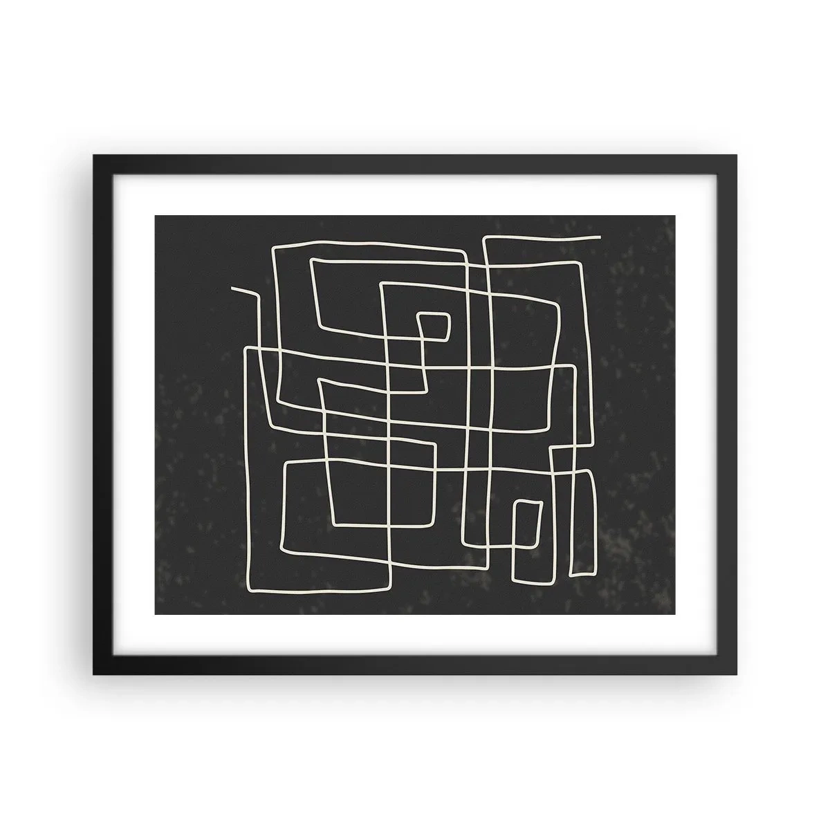 Pôster com moldura preta - Não é tão simples - 50x40 cm