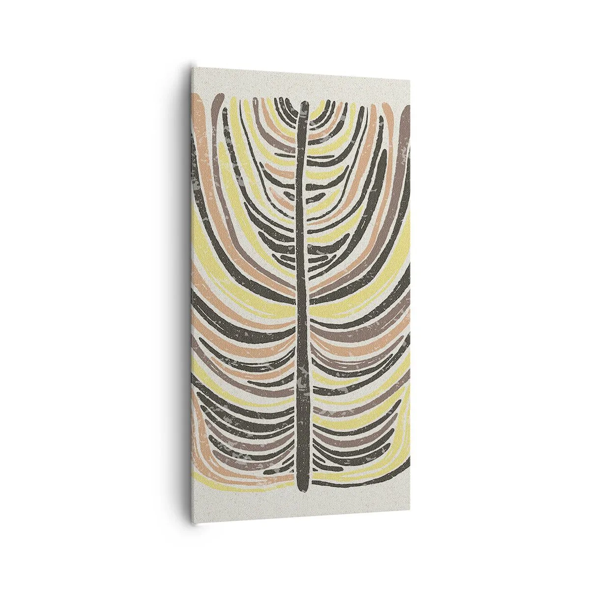 Quadro em tela - Abstração cheia de vida - 65x120 cm