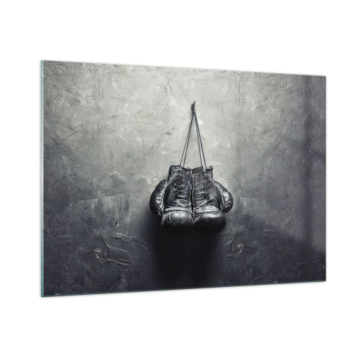 Quadro em vidro - Tempo de luta e tempo de paz - 100x70 cm
