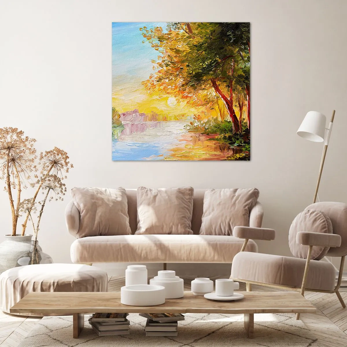 Quadro em tela - Et in Arcadia ego - 40x40 cm