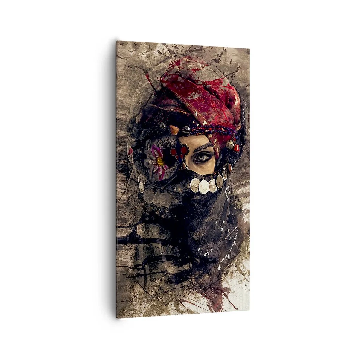 Quadro em tela - Perturbador, para dizer o mínimo - 65x120 cm