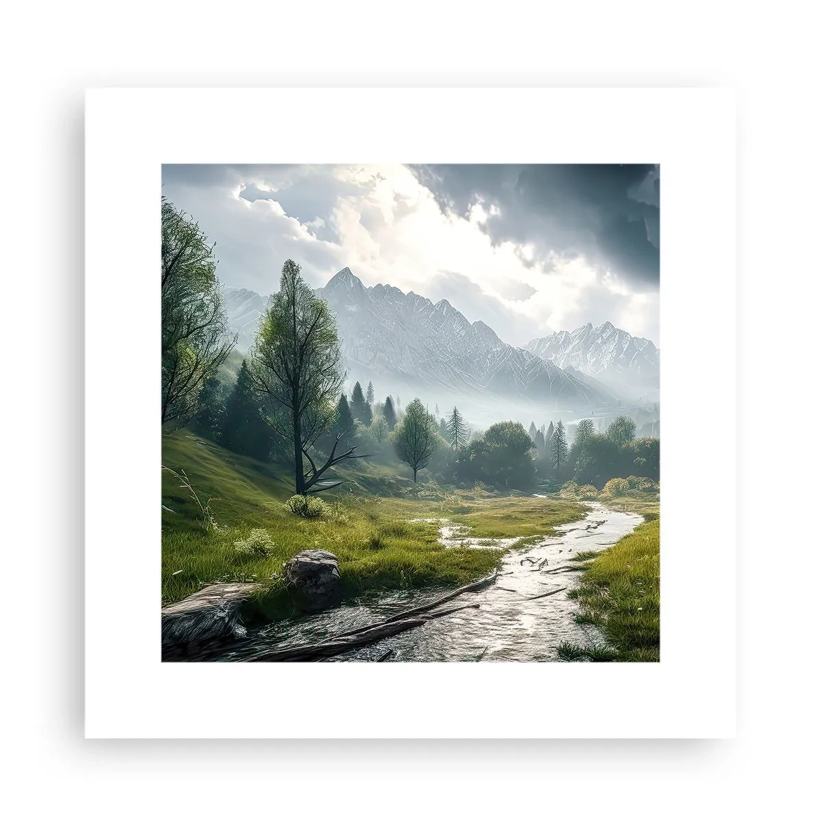 Pôster - Ida e volta - 30x30 cm