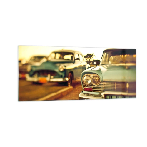 Quadro em vidro - Vamos esperar para ver - 100x40 cm