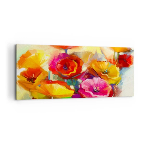 Quadro em tela - Não só vermelho - 120x50 cm