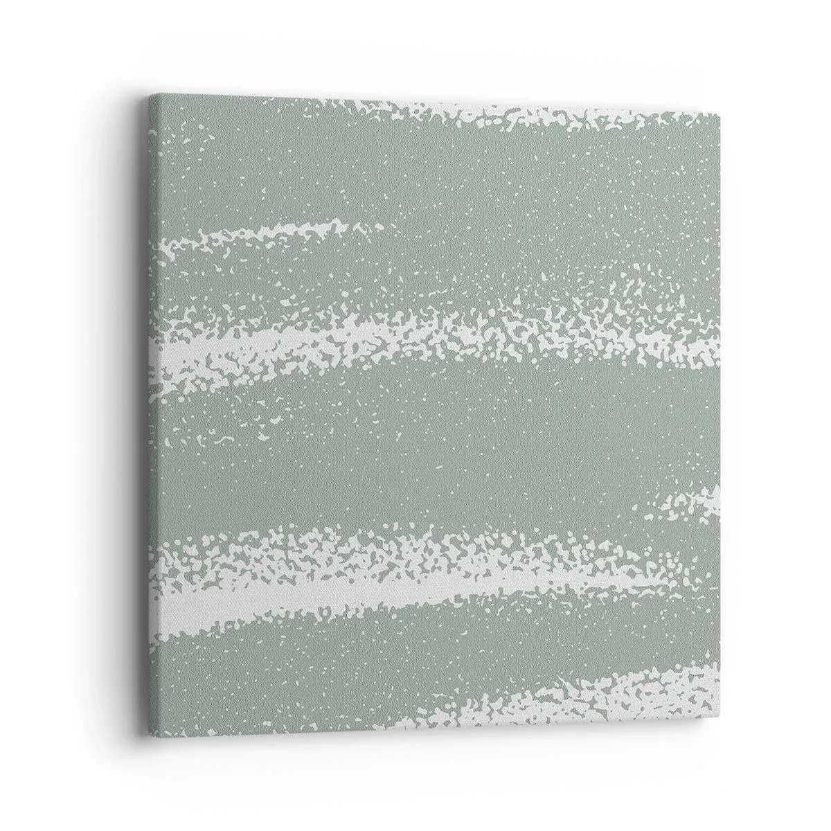 Quadro em tela - Abstração em um clima de inverno - 40x40 cm