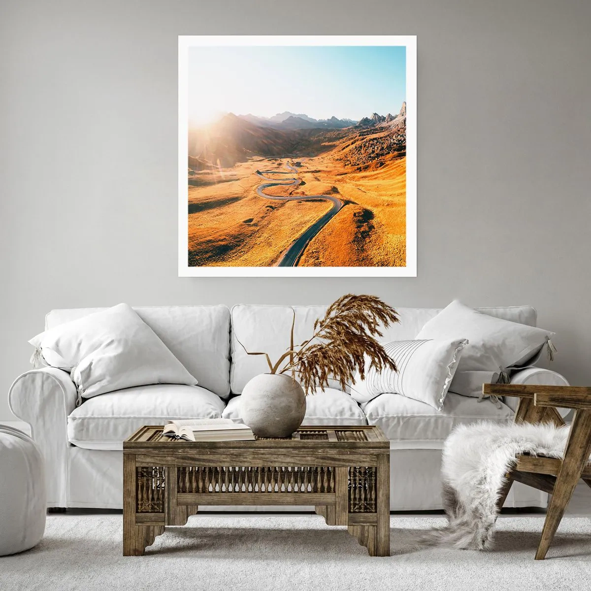 Pôster - No Vale Dourado - 50x50 cm