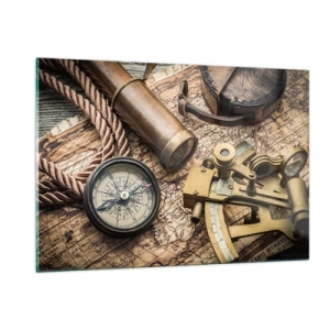 Quadro em vidro - Definir um rumo - 120x80 cm