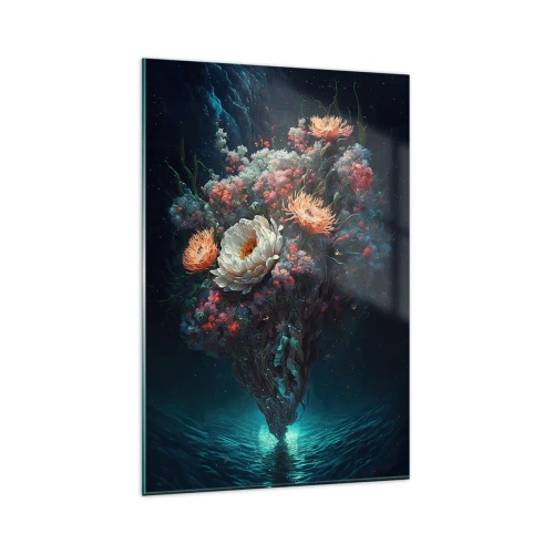 Quadro em vidro - Um estranho jardim - 80x120 cm
