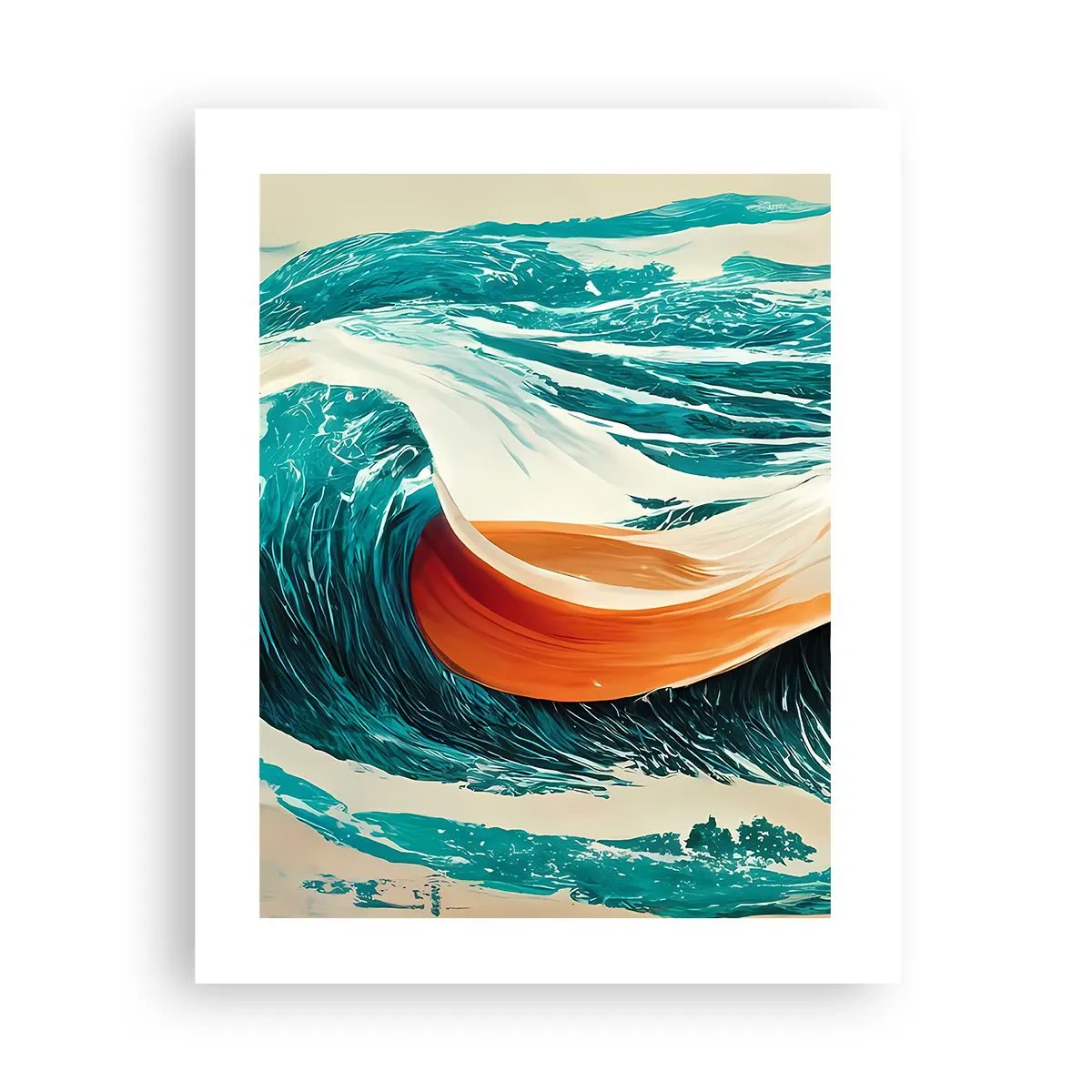 Pôster - O sonho de um surfista - 40x50 cm