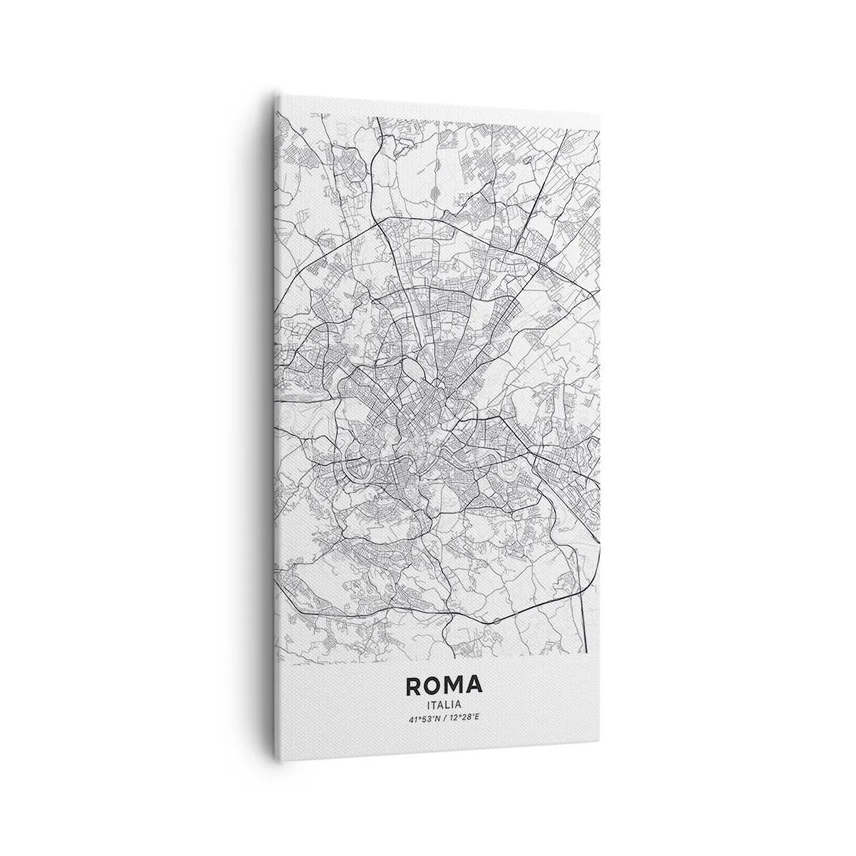 Quadro em tela - Círculo romano - 55x100 cm