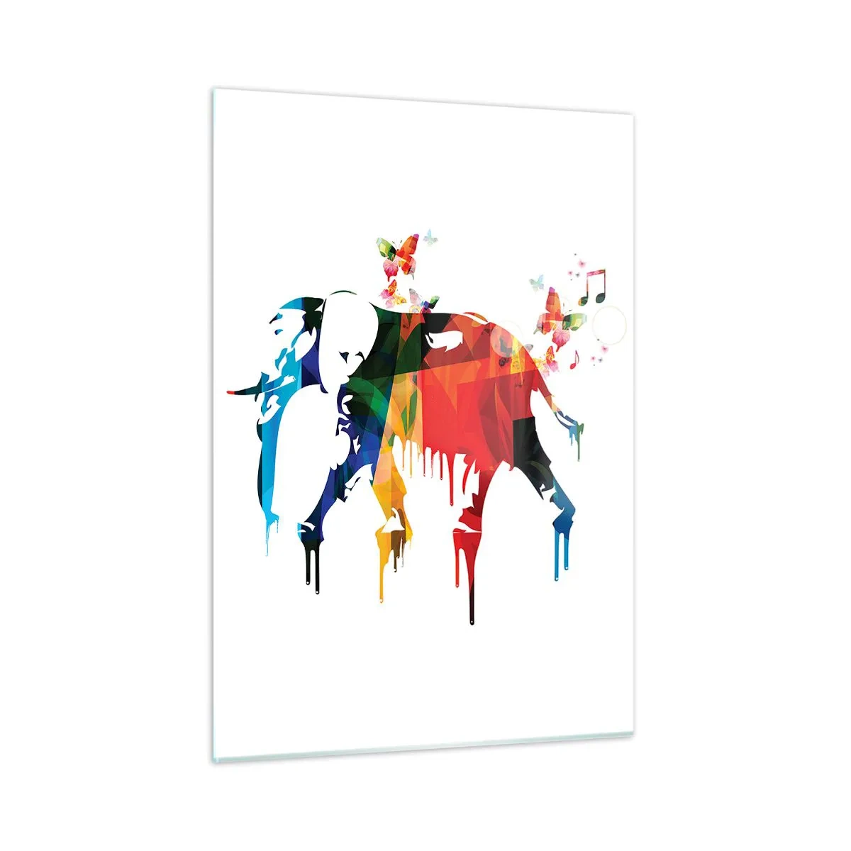 Quadro em vidro - Todos podem dançar - 50x70 cm