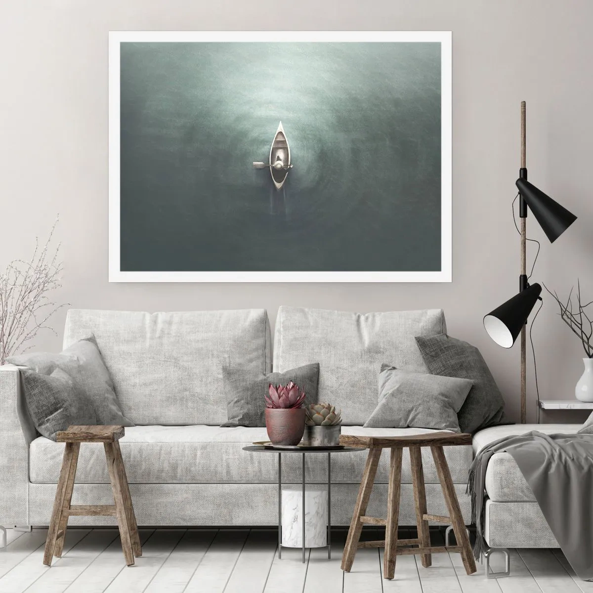 Pôster - Através do lago da lua - 40x30 cm