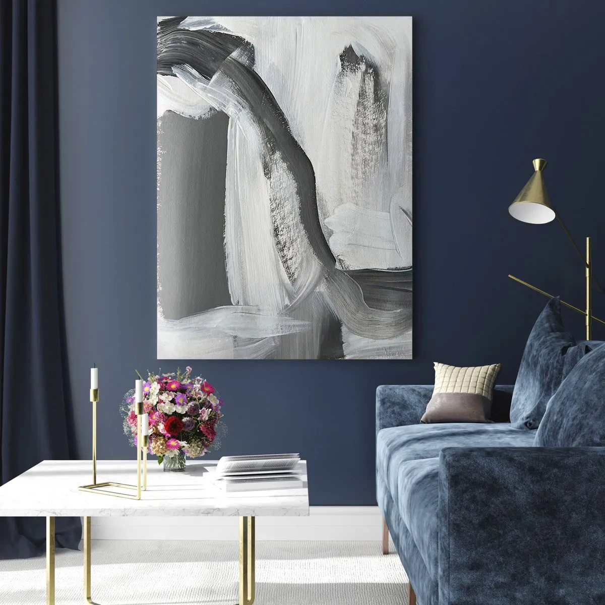 Quadro em vidro - Um movimento decisivo - 50x70 cm