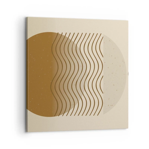 Quadro em tela - Sobre a origem das figuras geométricas - 60x60 cm
