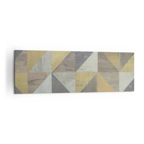 Quadro em tela - Em ângulo com um triângulo - 160x50 cm