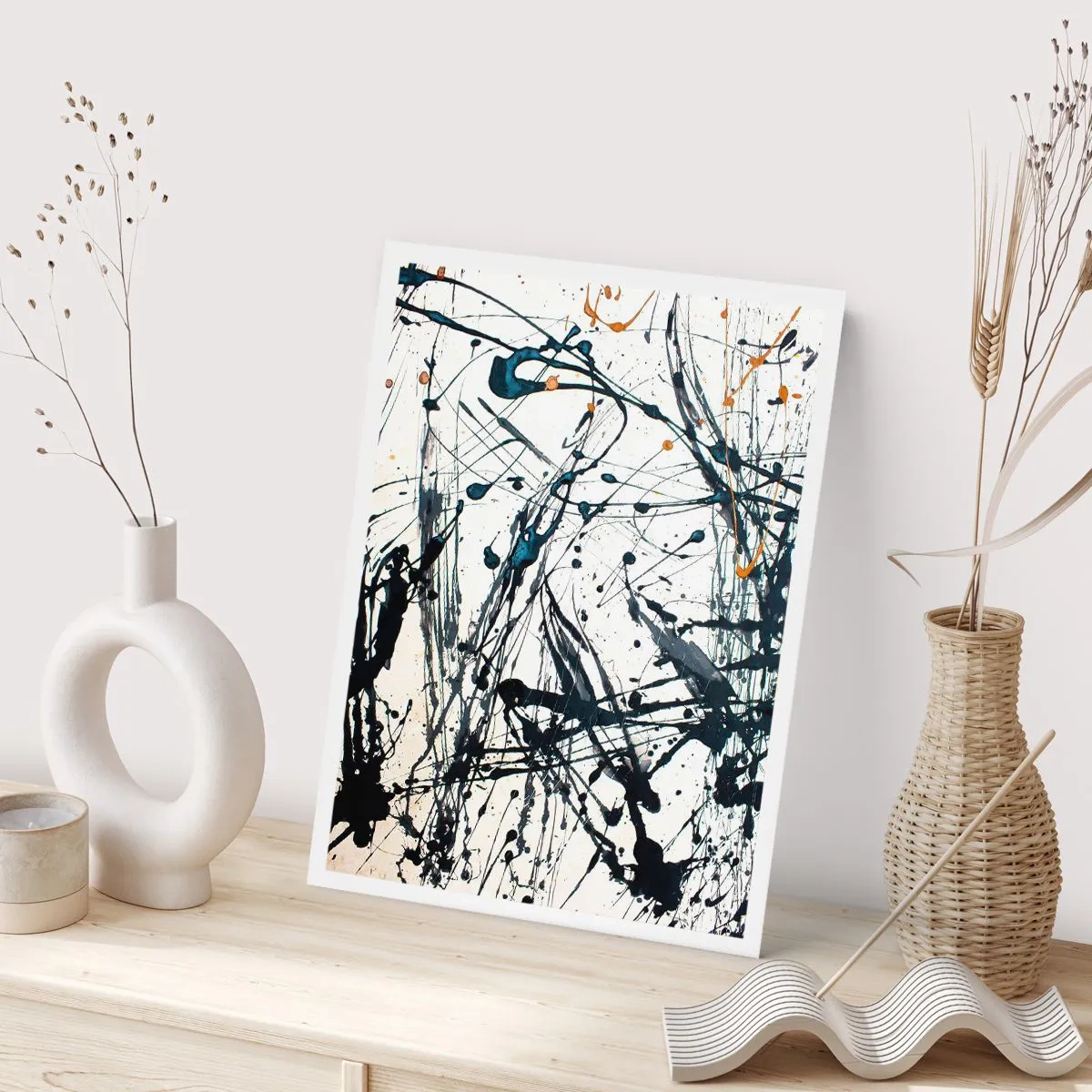 Pôster - Abstração expressionista - 61x91 cm