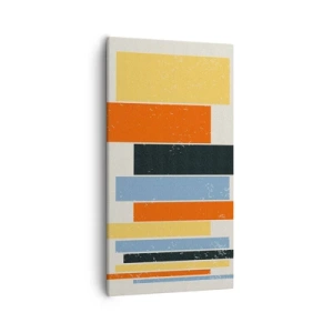 Quadro em tela - Notação musical - 55x100 cm