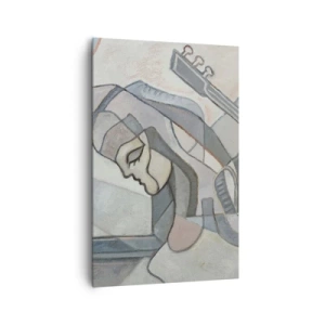 Quadro em tela - No poder da música - 80x120 cm