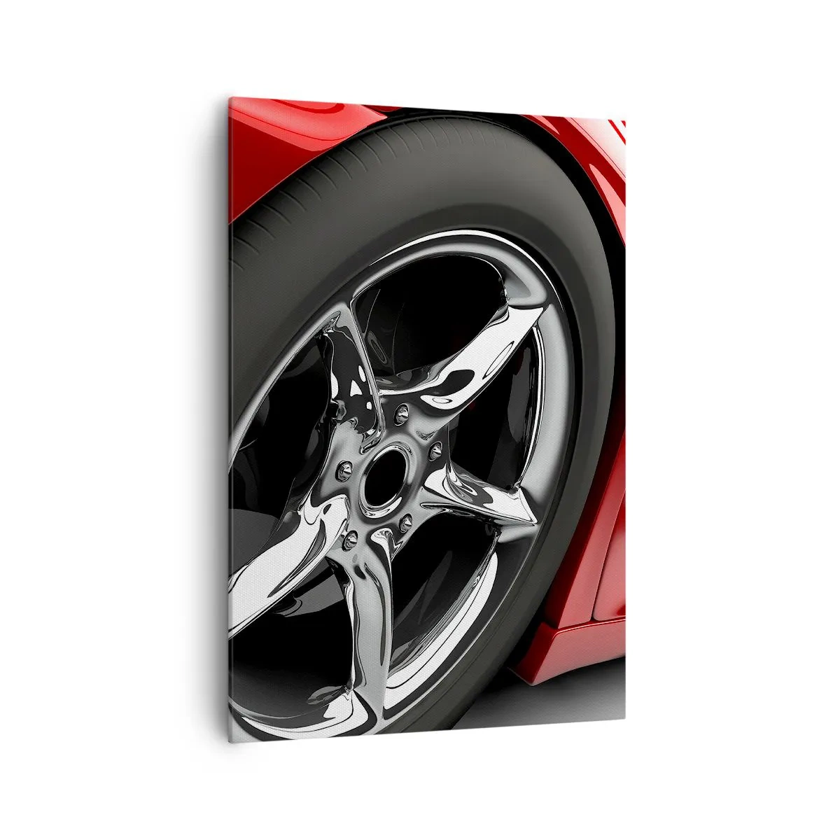 Quadro em tela - Projetado para a velocidade - 70x100 cm