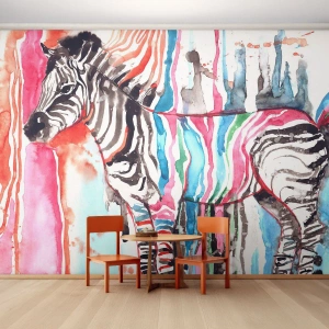 Papel de Parede Premium Sand - Uma piada despreocupada da natureza - Abstração, Costelas, Gráficos - 100x70 cm
