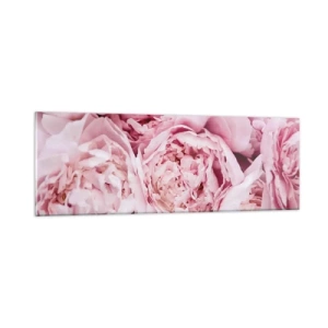 Quadro em vidro - Aconchego e perfume - 90x30 cm