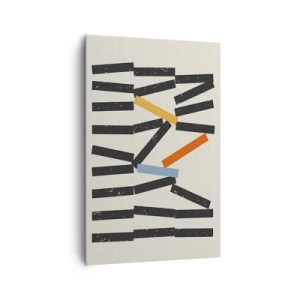 Quadro em tela - Dominó – composição - 80x120 cm
