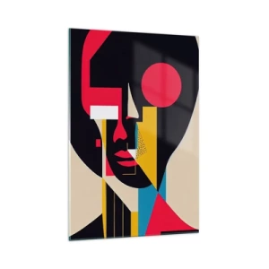 Quadro em vidro - Seu mundo interior - 70x100 cm