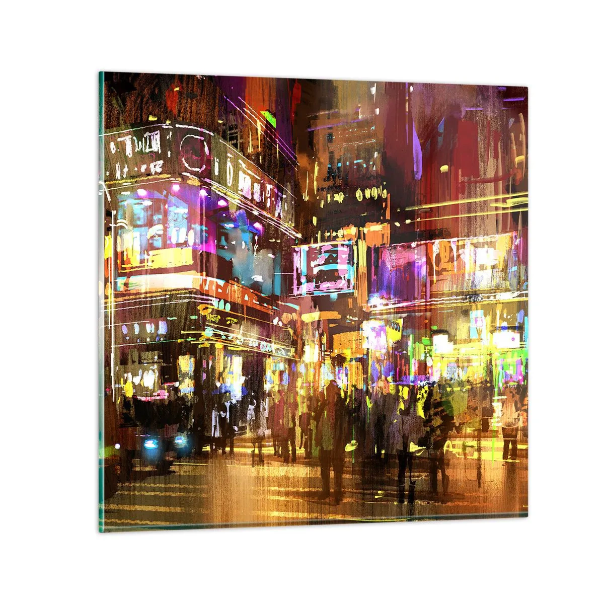 Quadro em vidro - Num mar de luz - 70x70 cm