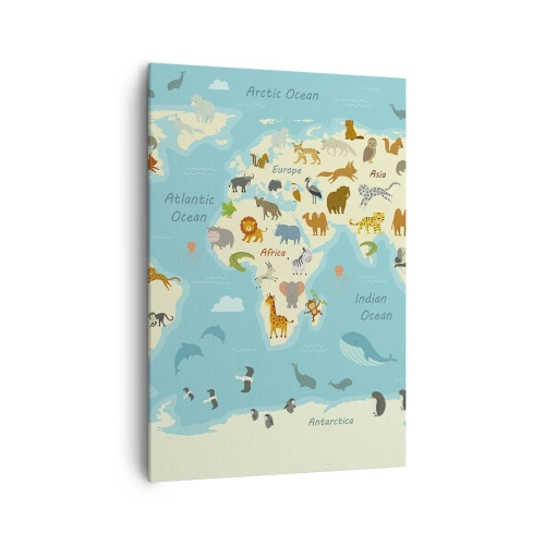 Quadro em tela - Bons vizinhos - 70x100 cm