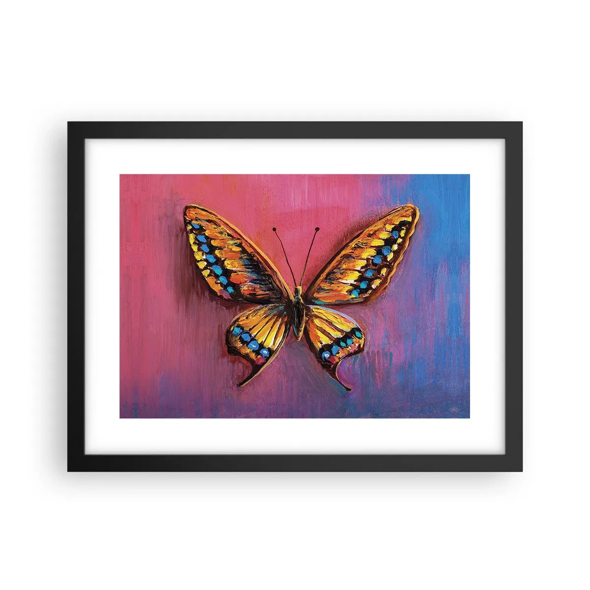Pôster com moldura preta - Uma joia da natureza - 40x30 cm