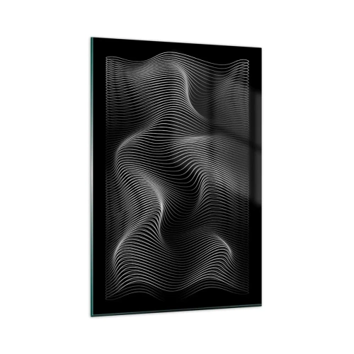 Quadro em vidro - Dança de luz no espaço - 80x120 cm