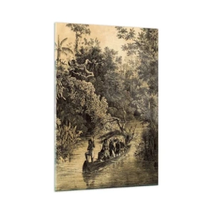 Quadro em vidro - Viagem à fonte - 80x120 cm