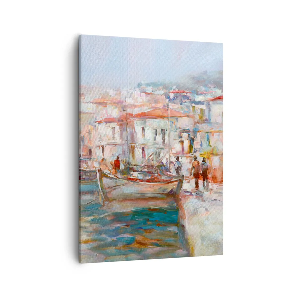 Quadro em tela - Férias em pastel - 50x70 cm