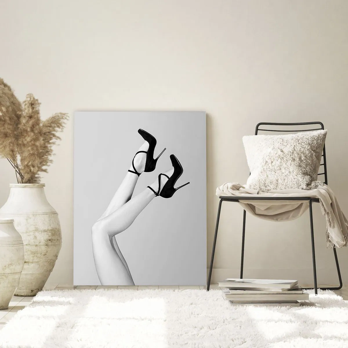 Quadro em vidro - De cabeça para baixo - 80x120 cm