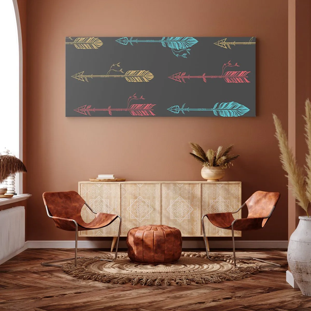 Quadro em tela - Em ordem - 100x40 cm